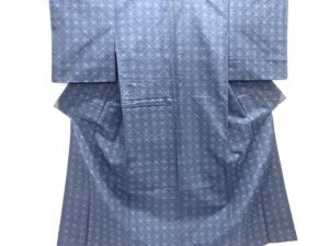 華紋織り出し手織り紬着物